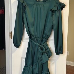 Sugar + Lips Emerald Green Dress